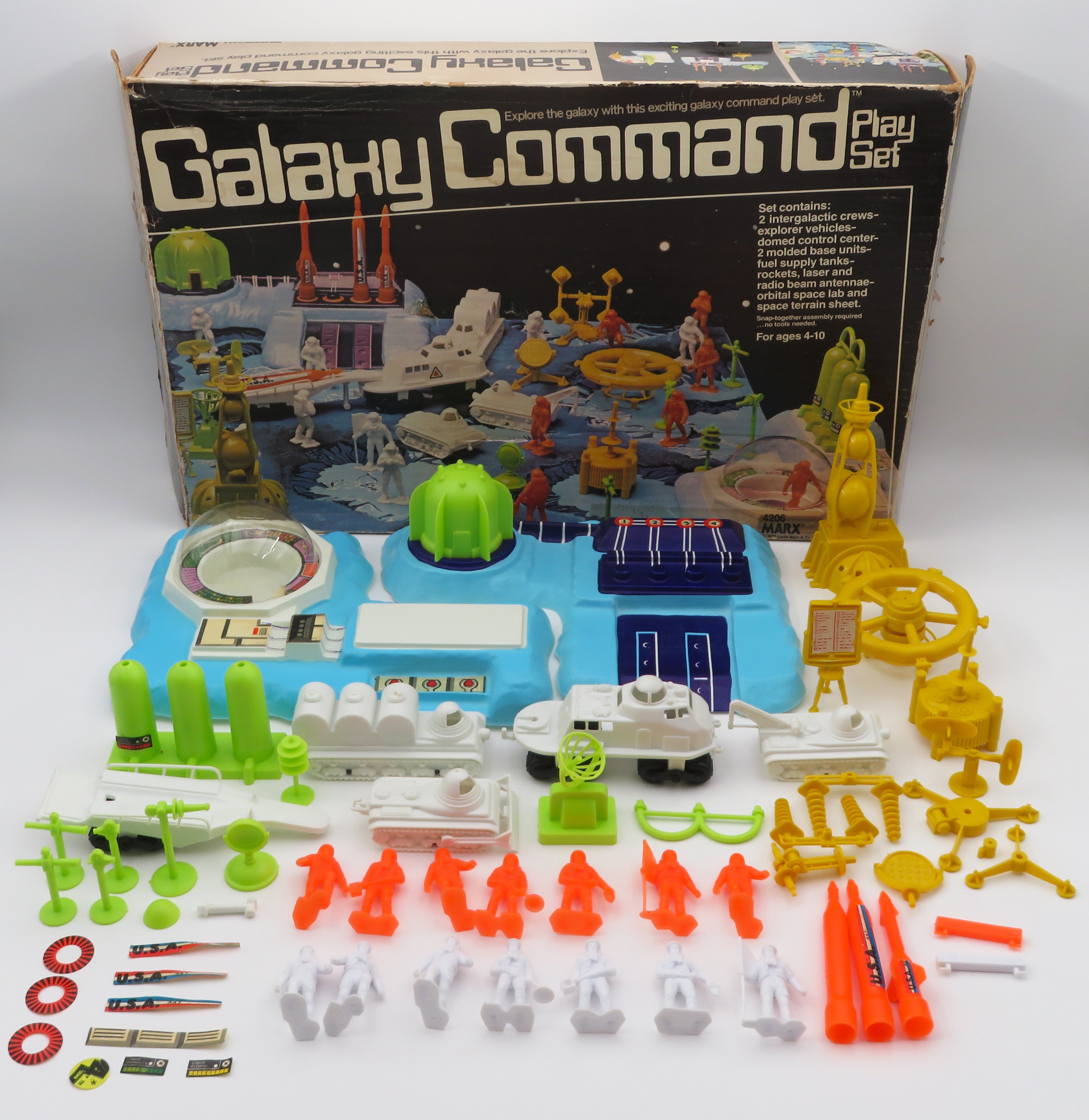 VINTAGE Galaxy Command Playset - Louis Marx & Co./Marx Toys (1979) #4206 Collectible